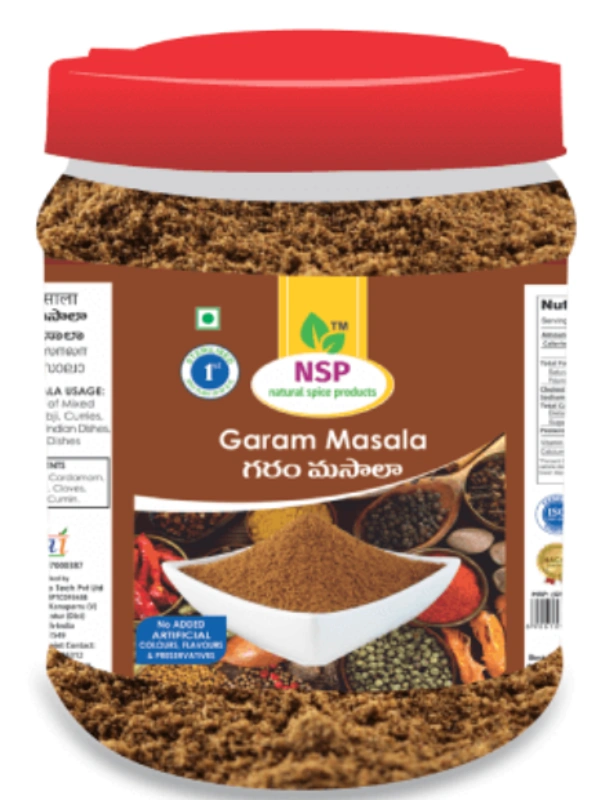 NSP GARAM MASALA JAR 500G - Free size, natural color 